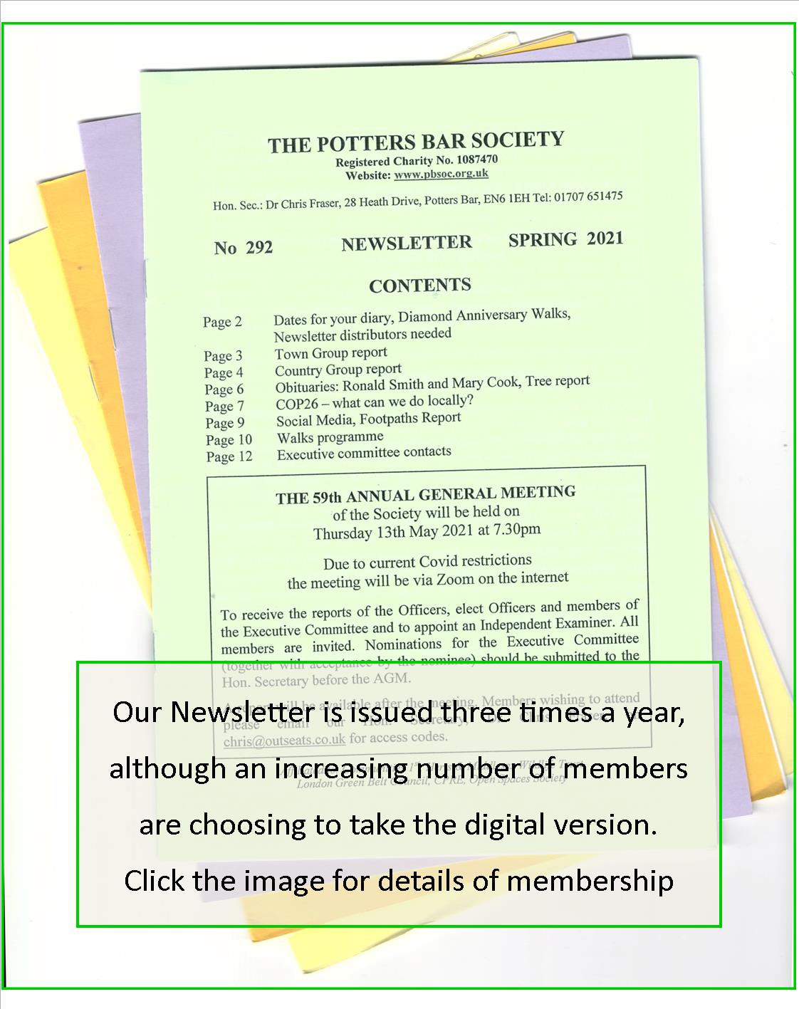 Selection of Recent Newsletters
